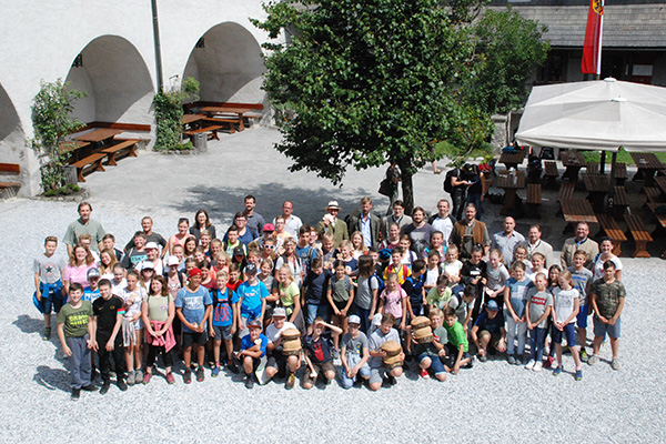 Gruppenfoto: Waldchampion Salzburg, Wild Österreich informiert