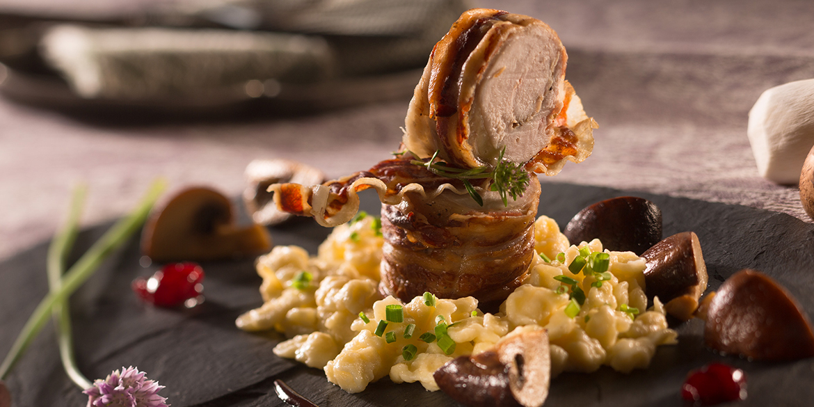 Fasanenbrust mit Topfenspätzle, JAGD ÖSTERREICH Rezept