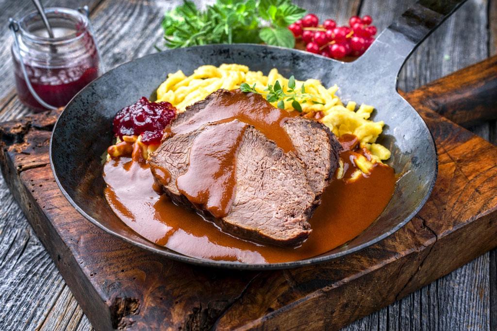 Gebeizter Wildbraten in Sauce - Tipps und Rezepte von Wild Oesterreich