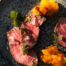 Lauwarmes Reh Roastbeef mit Kürbischutney: WILD ÖSTERREICH Rezept mit freundlicher Unterstützung von Richard Rauch und Katharina Seiser